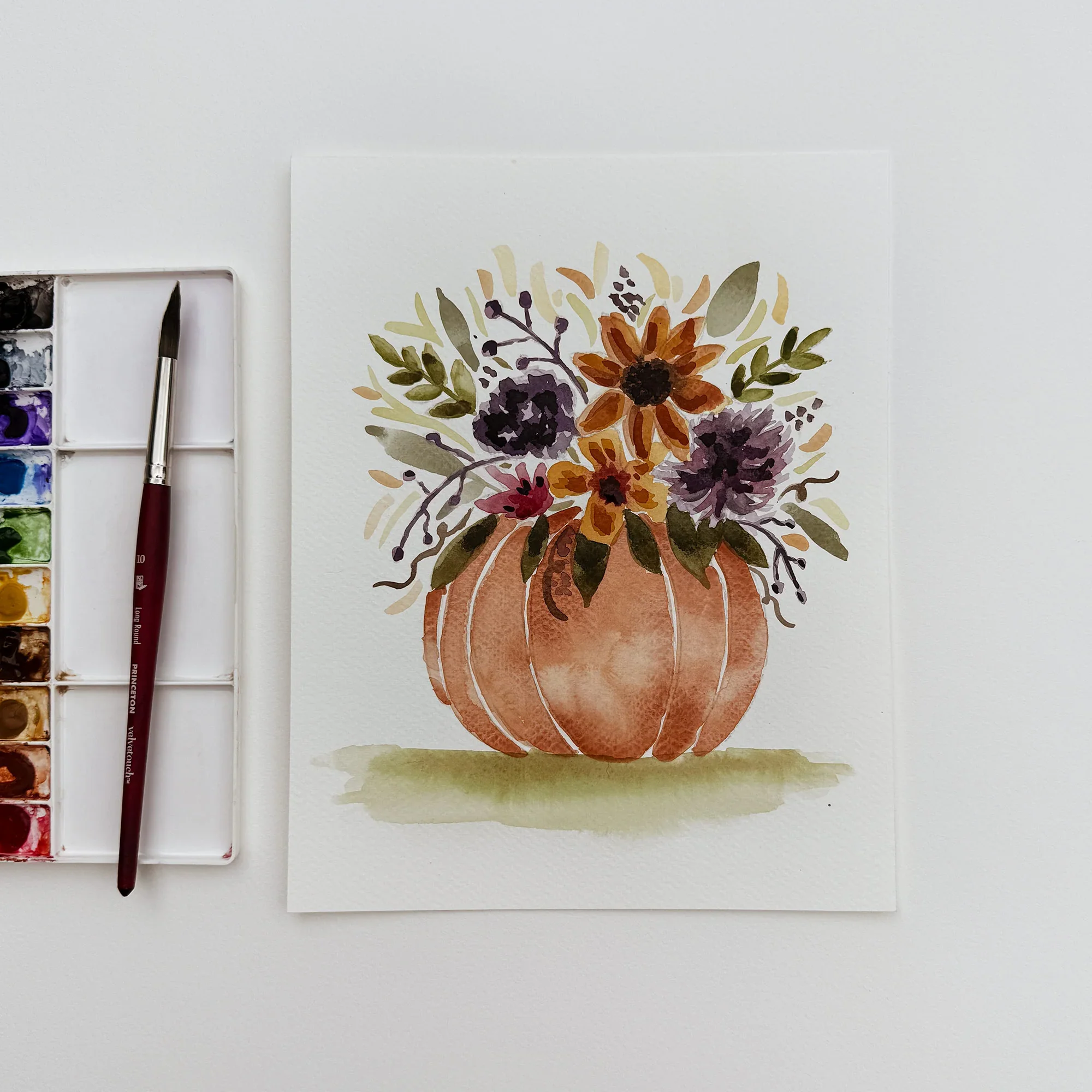 Paint & Sip: Pumpkin Floral Arrangement