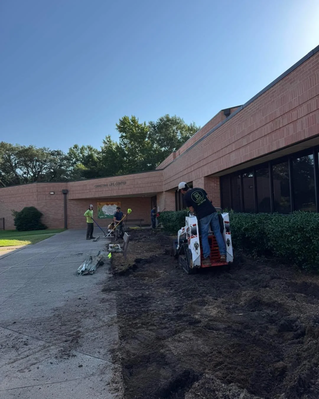 🚧 CLC Roof Project Has Begun! 🚧

Work has officially begun on the Christian Life Center roof, along with dirt work, grass sodding, sprinklers, and tree/stump removal.

Thank you for your patience and prayers as we care for our facilities for years 