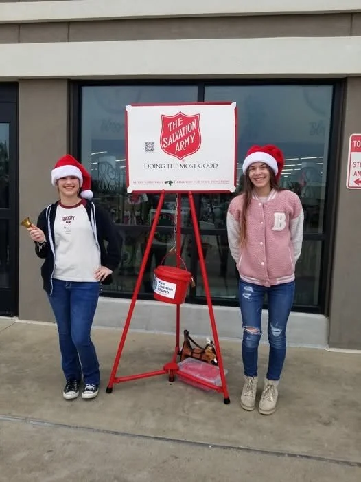 🎄🔔 Spreading hope one ring at a time!
FCC is so grateful for our friends who volunteered to ring the bell for The Salvation Army&rsquo;s Red Kettle Campaign. Your service makes a real difference in our community. 

#DoingTheMostGood #SeasonOfGiving