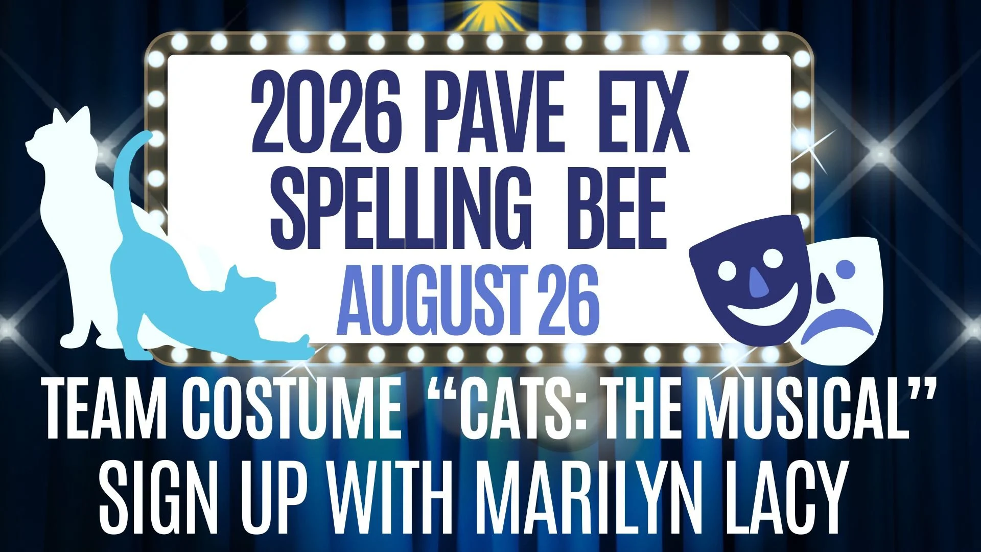 “Bee on Broadway” Cheer on FCC at the 2026 PAVE Corporate Spelling Bee!
