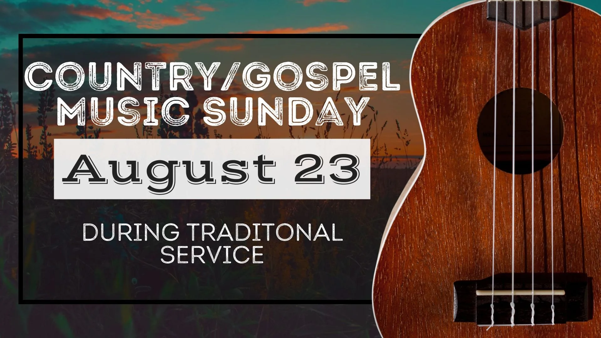 Country &amp; Gospel Music Sunday