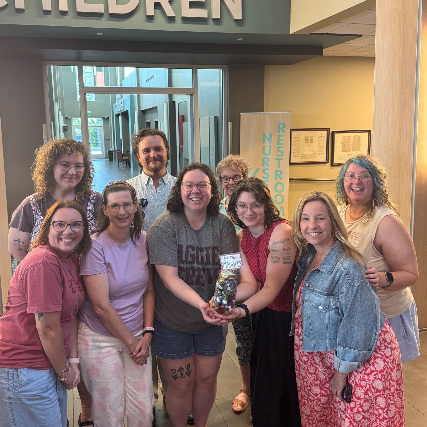 Trivia &amp; Potluck is back, baby! 🎉
Meet The Jaedies, the team that earned our very first clean sweep! Despite their sweep, it was still a close race.
🧠⁉Join us for our next Trivia &amp; Potluck on September 6 at 5 PM in Disciples Hall for an eve