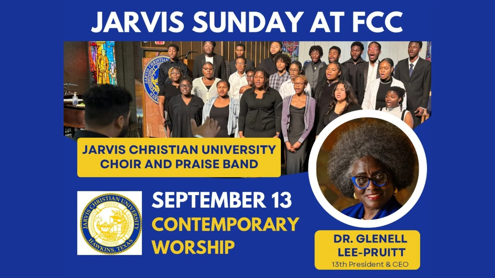 Jarvis Sunday at FCC!
