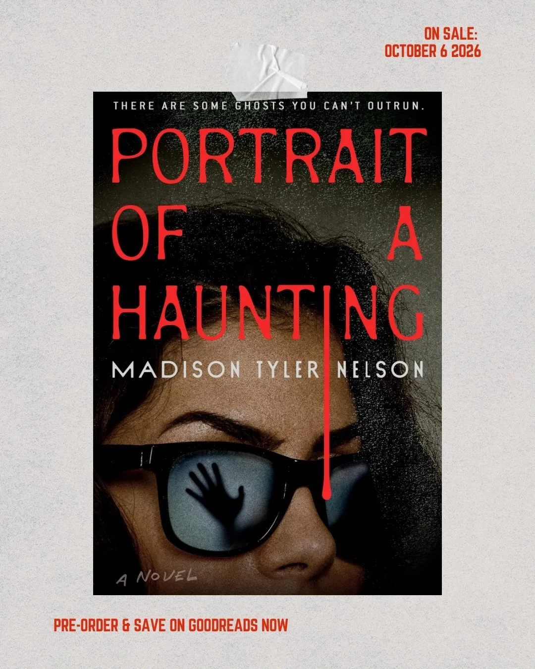 ✨COVER REVEAL!!!✨

I&rsquo;m so thrilled to finally share the beautiful cover for my debut novel PORTRAIT OF A HAUNTING! This genre-blend of horror, fantasy and bits of romance will officially be on shelves October 6th, 2026 🥹

I&rsquo;ve never let 