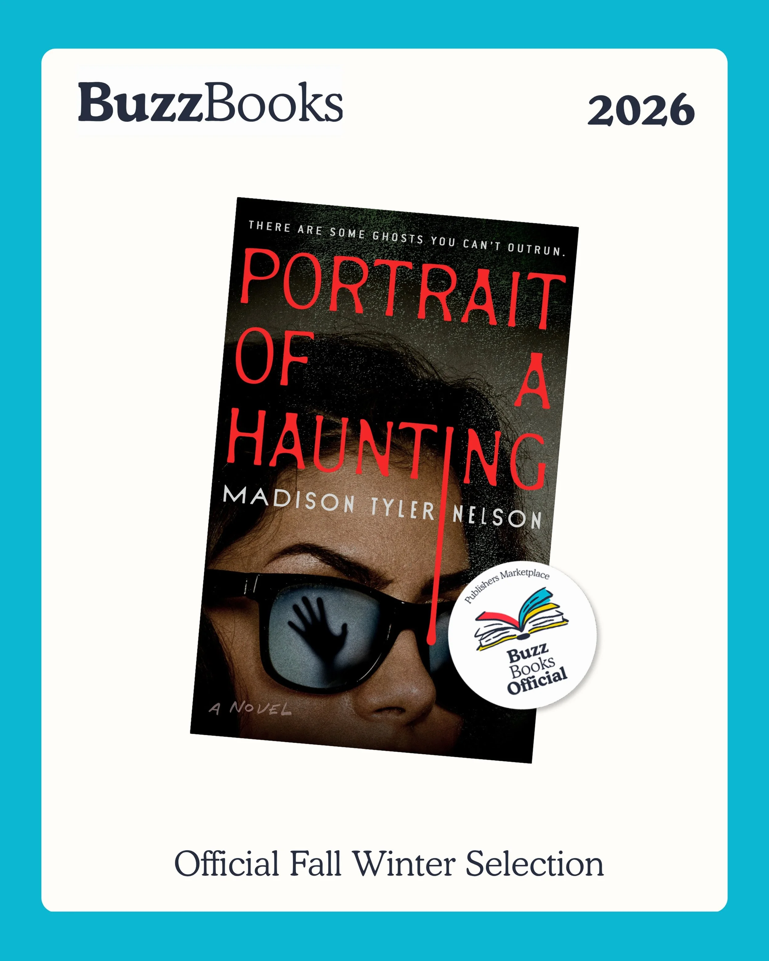 I&rsquo;m honored and grateful to share that PORTRAIT OF A HAUNTING is a #buzzbooksofficial selection for Fall/Winter 2026! 

You can go to their website and download the BuzzBooks official sampler to read a sneak peek 👻

PORTRAIT OF A HAUNTING is a