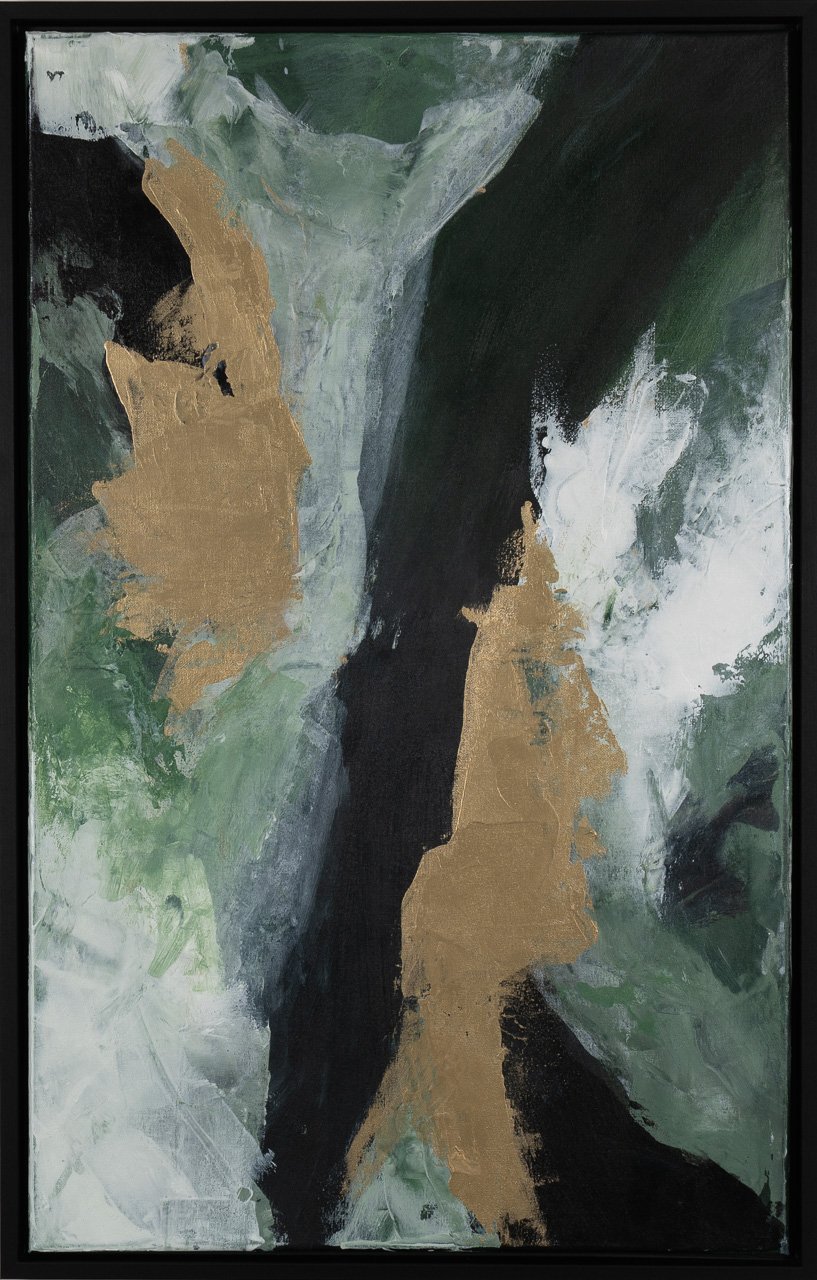 Green Road - 80/1, Acryl auf Leinwand, 80x50cm, 2024