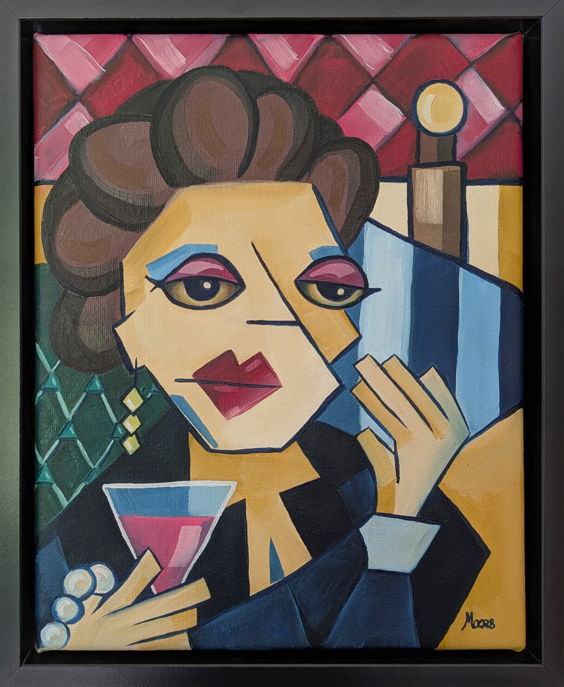 Mrs. Shirley - Öl auf Leinwand, 30 x 24 cm, 2025