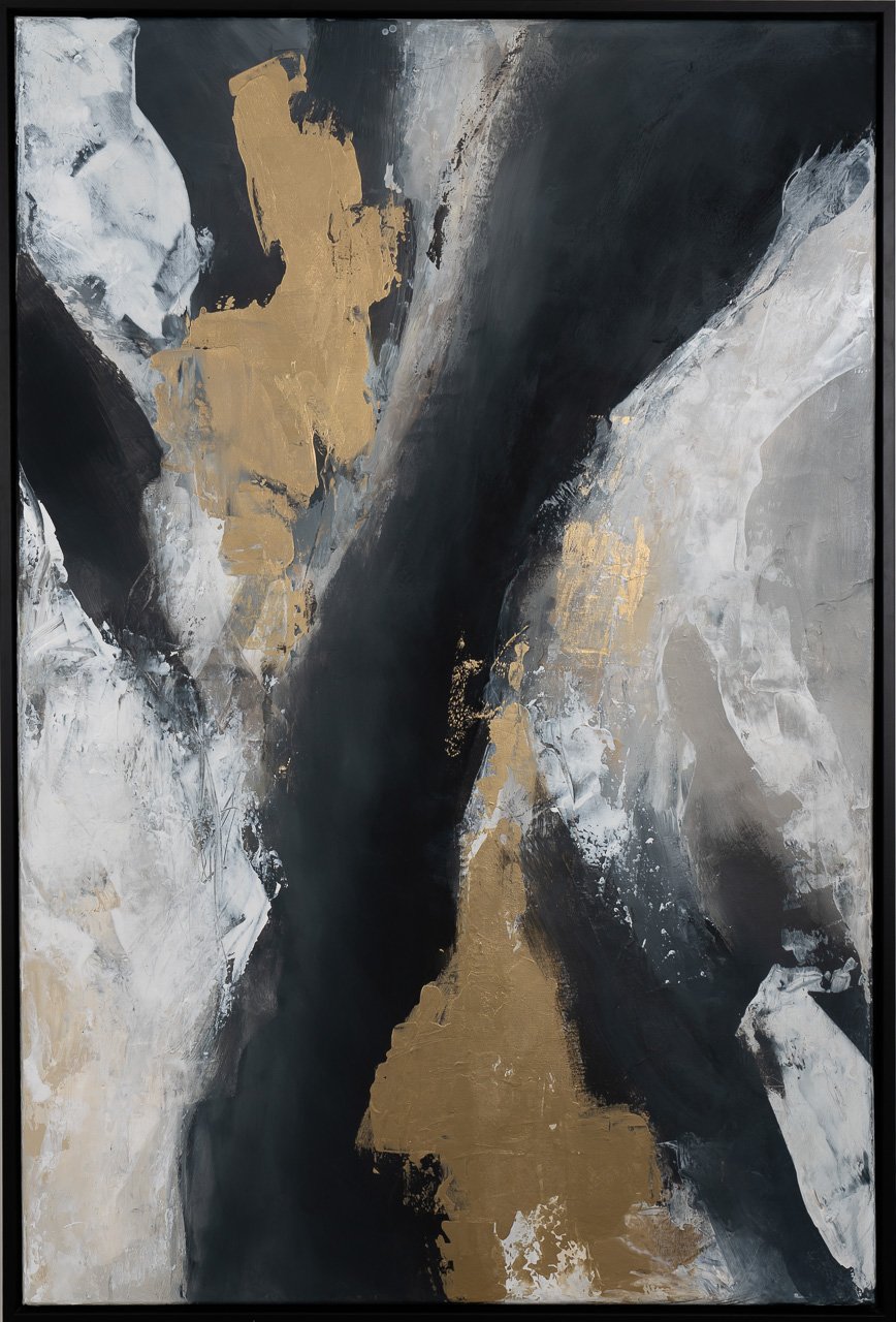 Golden Earth - 120/1, Acryl auf Leinwand,
120x80cm, 2024