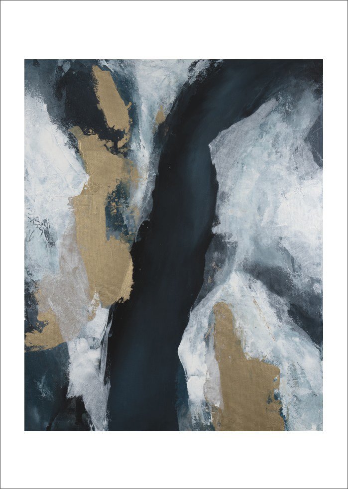 Blue Lagoon - 100/1, PRINT 50, Digitaldruck 240g META Rough Air, 70x50cm oder 60x40cm