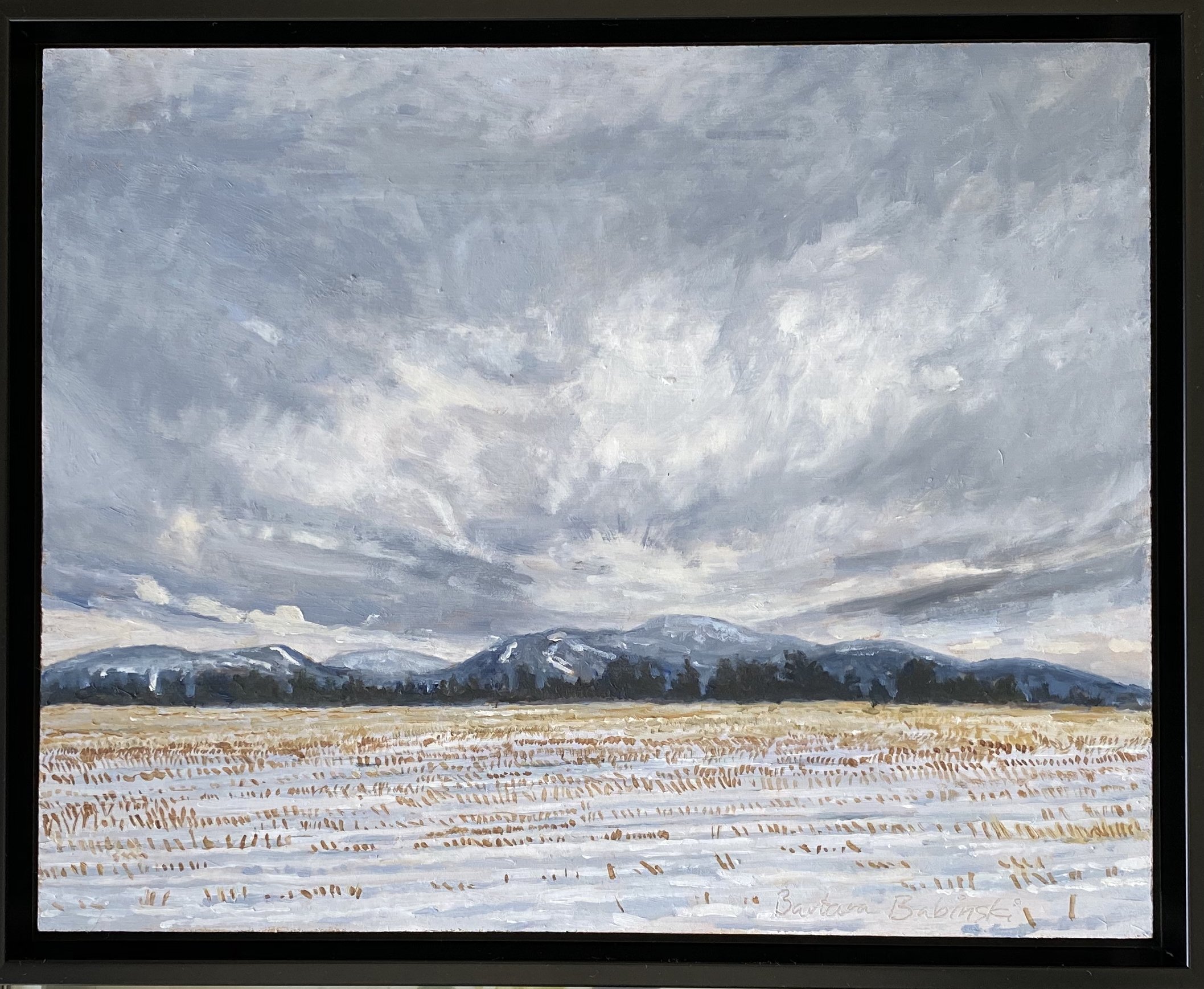 View of Mont Sutton from the Fields
8in x10in oil on panel SOLD