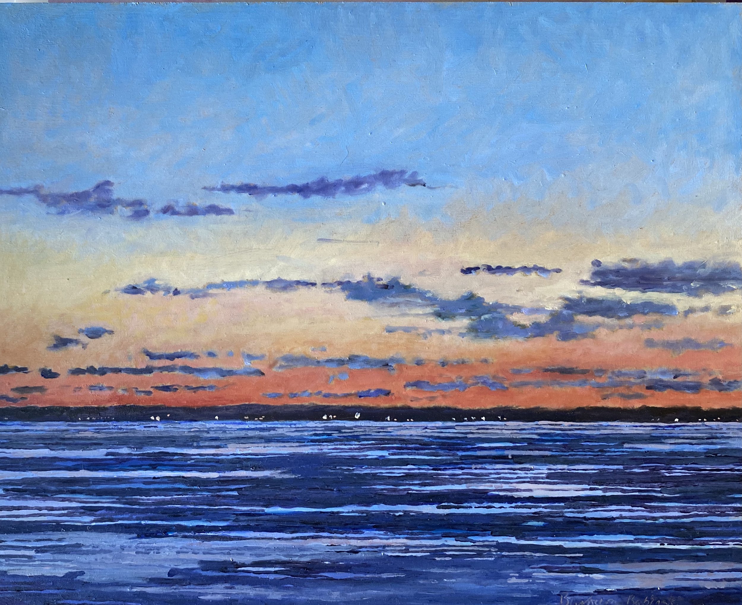 Lake Champlain Spring Thaw
8in x 10in oil on panel
