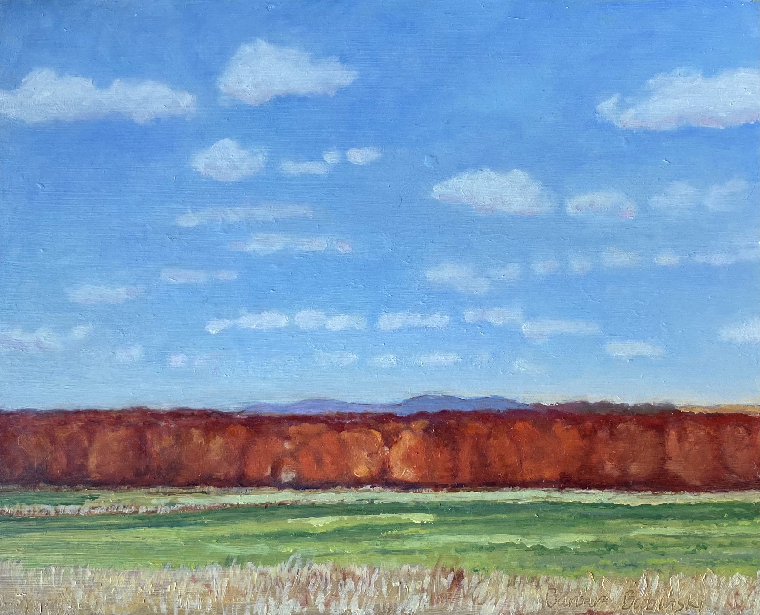 Dunham in October
8in x 10 in oil on panel