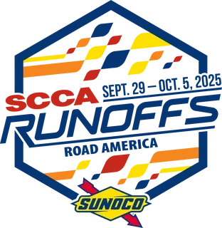 SCCA Runoffs 2025 logo