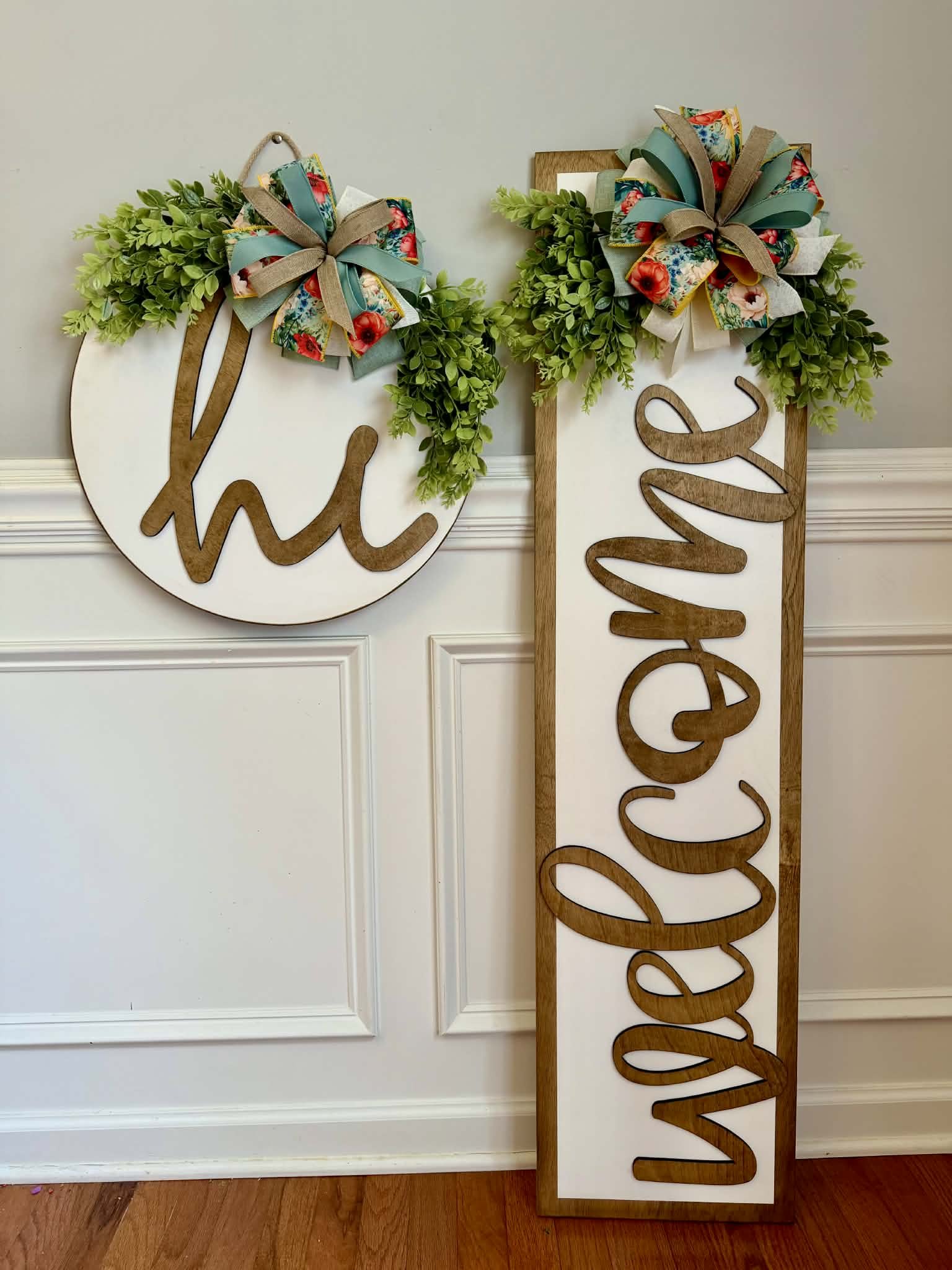 The "Fresh Picked" Collection (Welcome Leaner, and Hi Door Hanger)