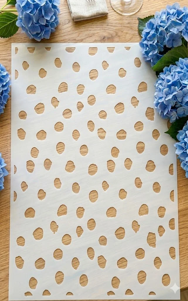 Soft Fawn Print Stencil