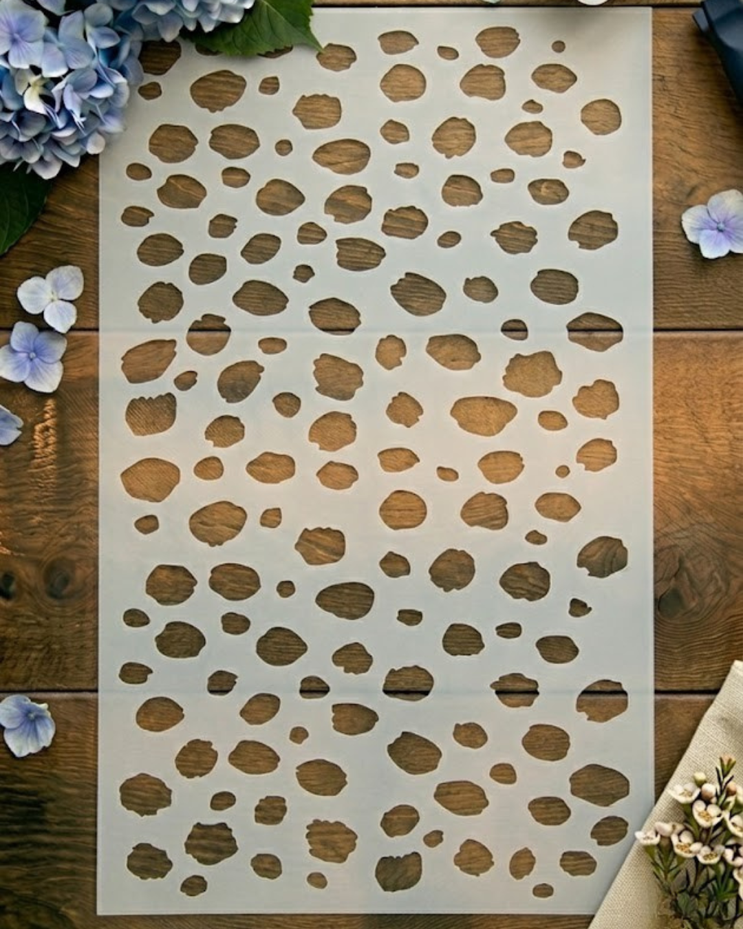 Barely Wild Stencil (Leopard Print)