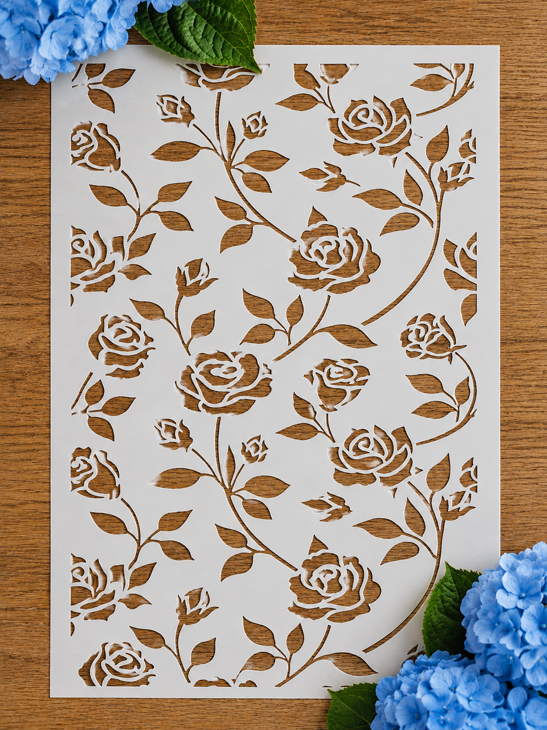 Heirloom Rose Stencil