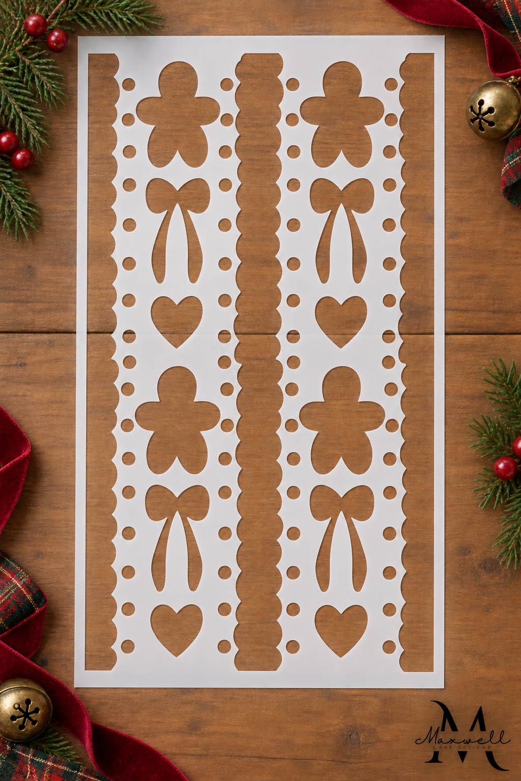Gingerbread Charm Stencil