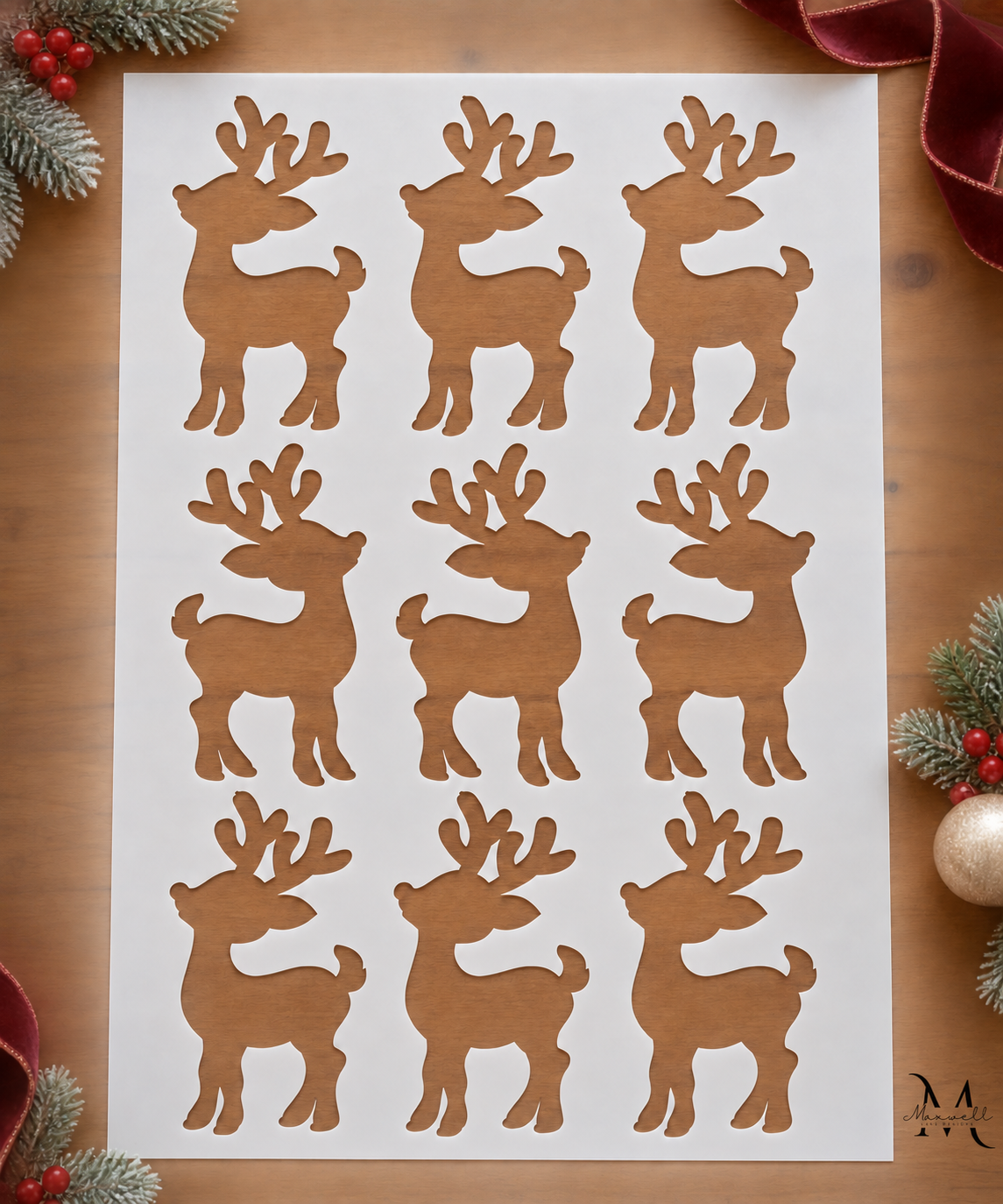 Woodland Reindeer Repeat