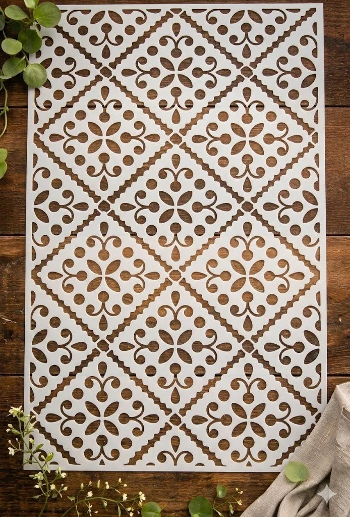 The Signature Charleston Garden Tile Stencil