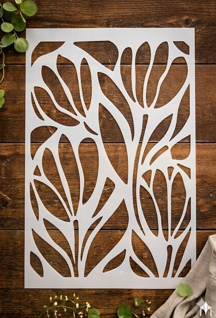 The Botanical Magnolia Stencil