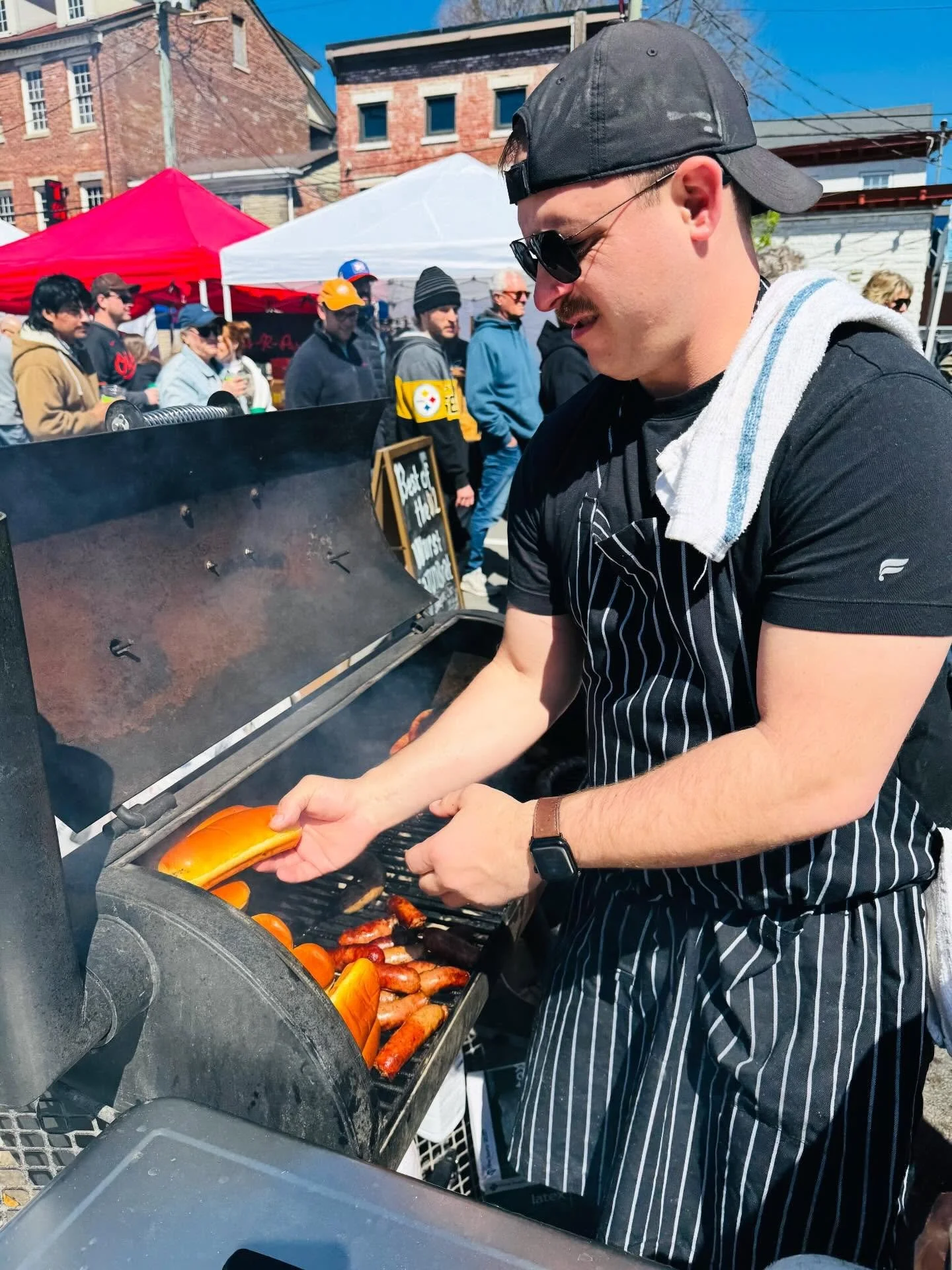 Hungry? Grab a wurst from one of our 12 competitors who competed this week in the NuLu Wurst Fest present by @kentuckyproud!