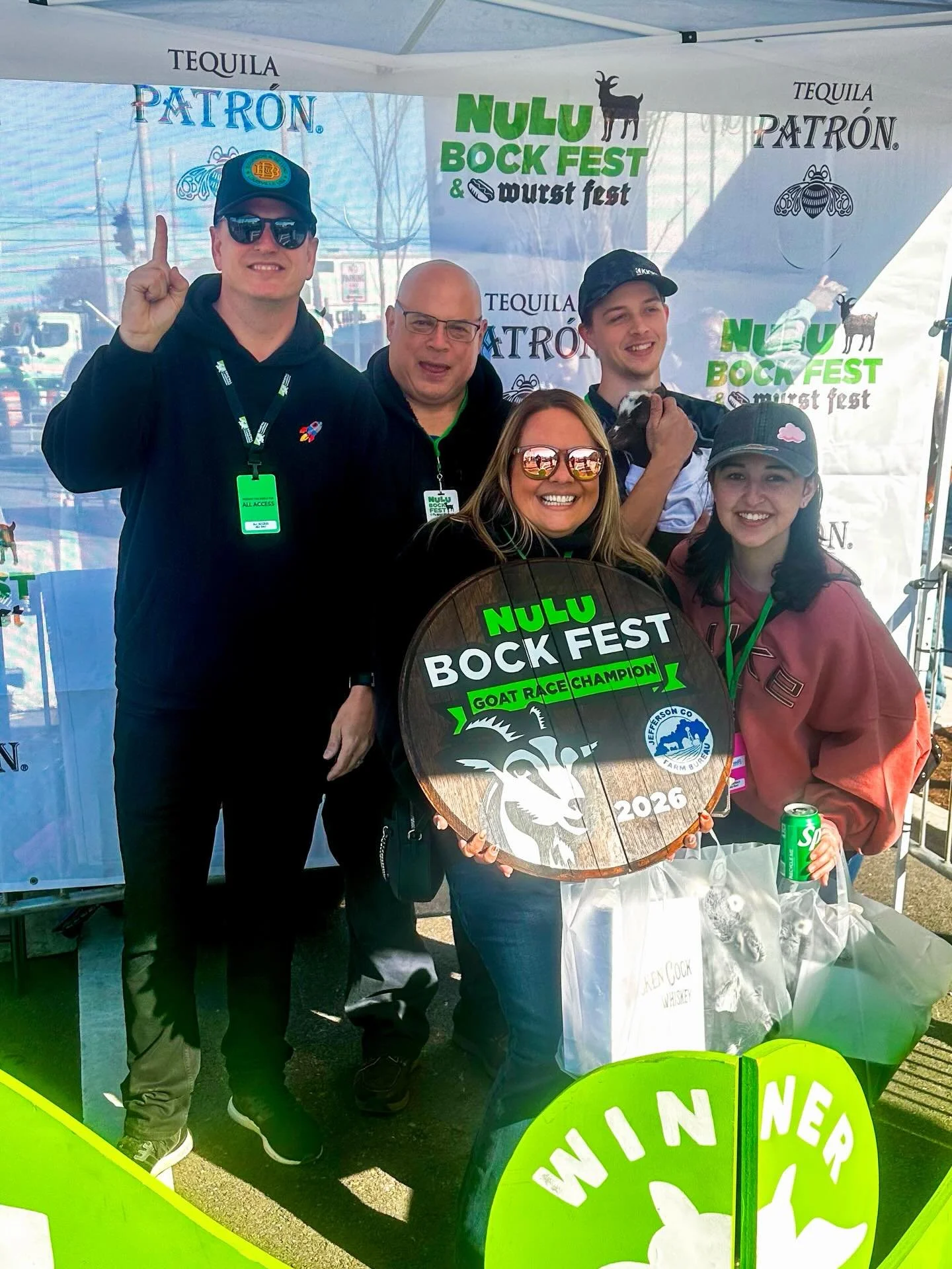 All hail our 2026 NuLu Bock Fest champions 🐐🏆

🏁 Baby Goat Champion: The BOB @cookslocksmith 
🏁 Adult Goat Champion: GoatKeeper @louisvillecityfc @racinglouisvillefc 

They outran the competition, stole our hearts, and secured their place in Bock