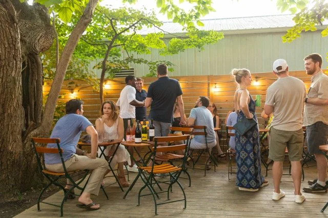 It's back! @nouvellewine's GRAND Ole Time Patio Party is today at 1 PM! 🍷🍾 Featuring incredible wines from @grandcruselections, delicious bites from @taqueria.aguila, and grooves by @wannadancedjs. Expect rare pours, Champagne, big bottles, and all