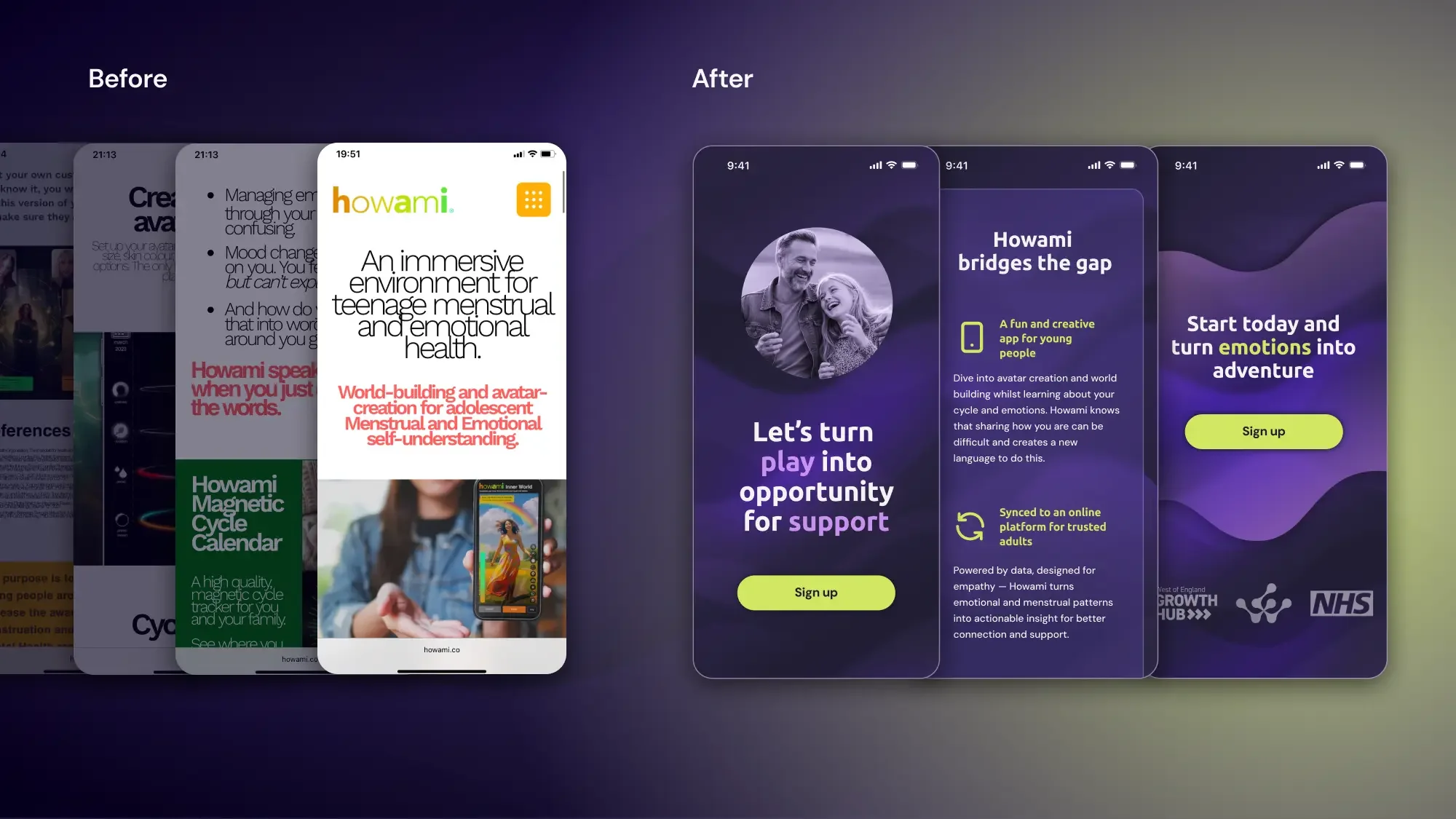 Howami Web Proto - Before After Visual.webp