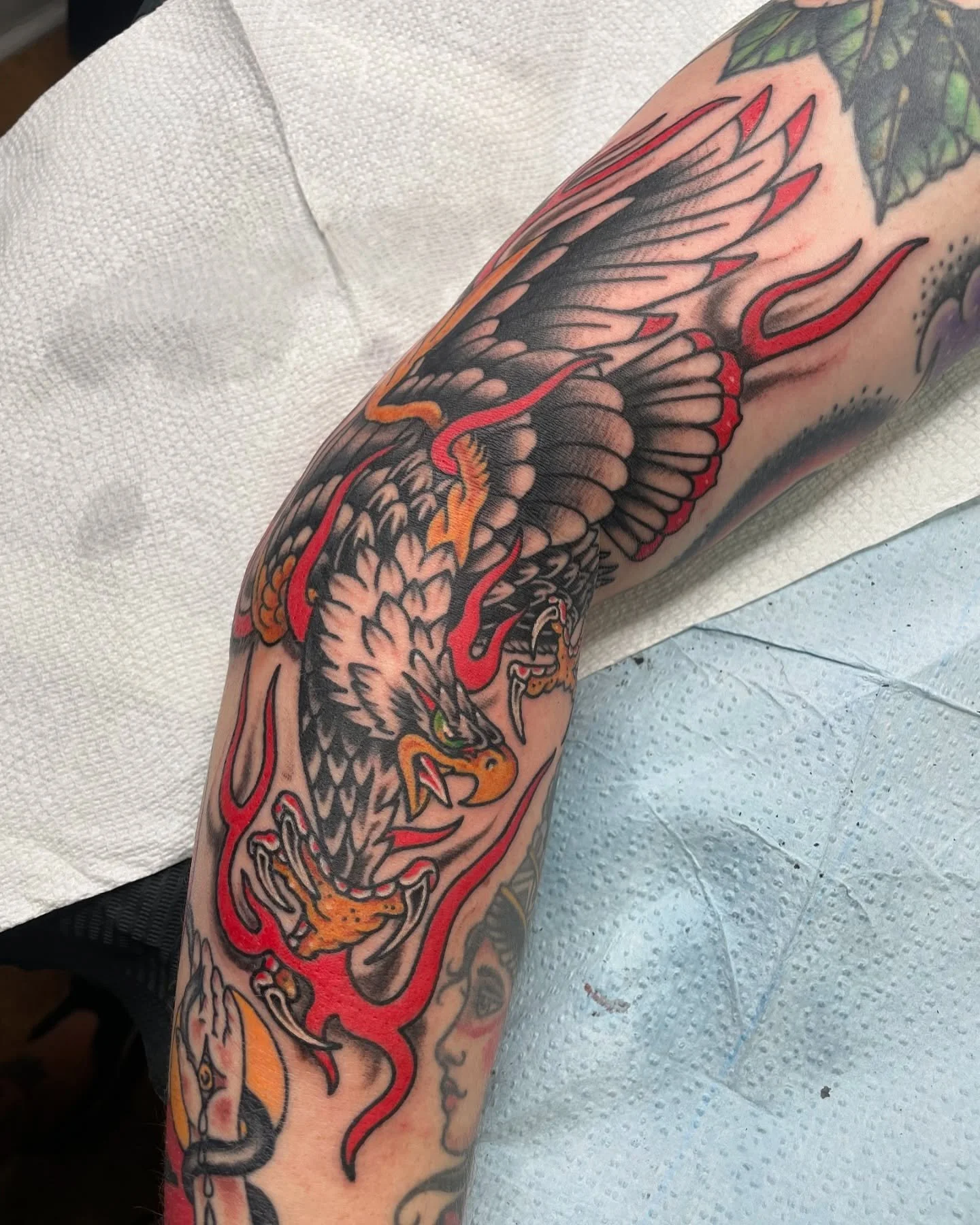 Super nice one by @collinkelseytattoo Reach out to him directly for your trady daddy tats!