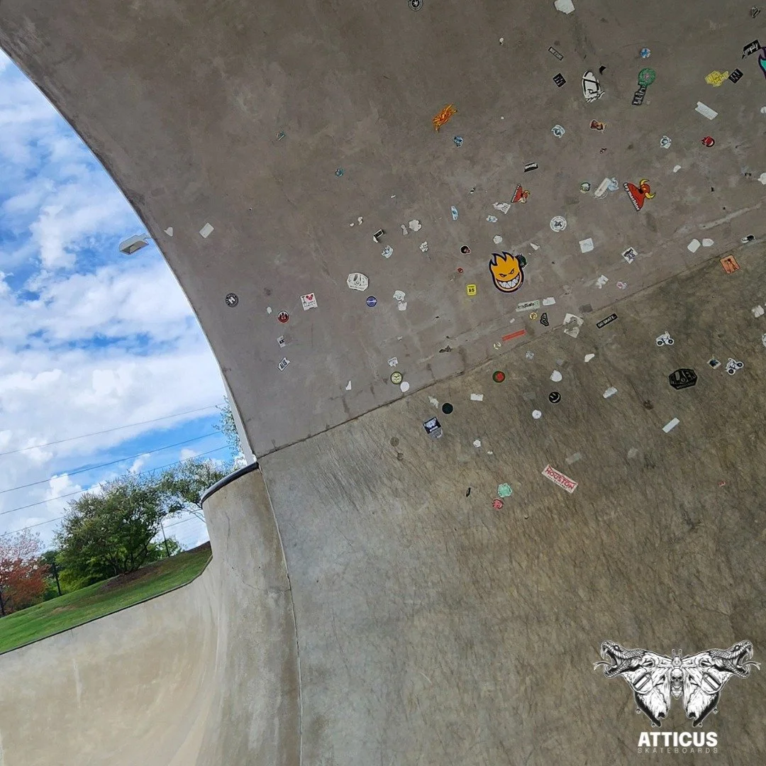 #skateboard #atticusskateboards #skateboarding #skatepark #stickers #brand #houston