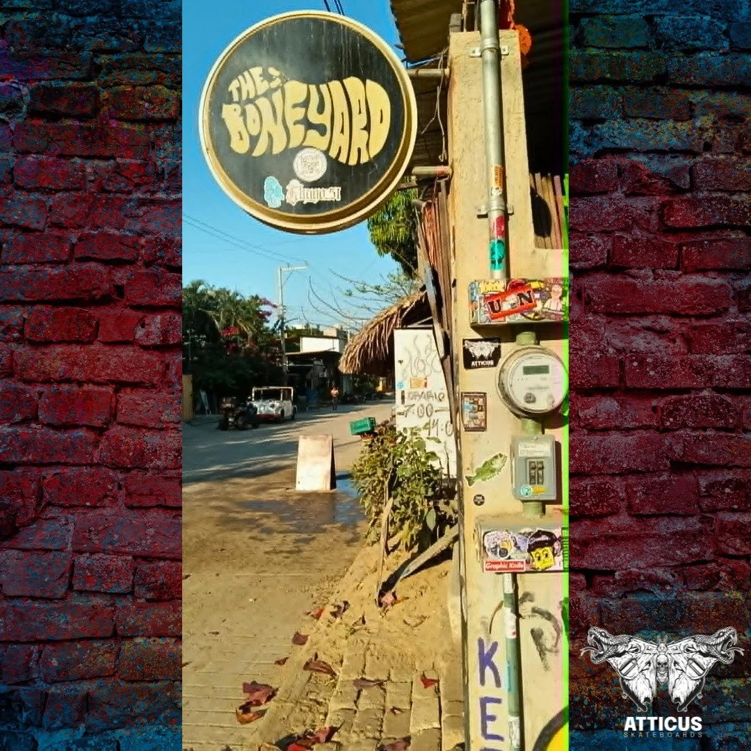 Atticus Sighting: Puerto Escondido 📍
Dropped by one of our own.
That&rsquo;s how far this goes.

#AtticusSightings #CommunityBuilt #Global #AtticusFam #atticusskateboards #skateboard #skateboarding