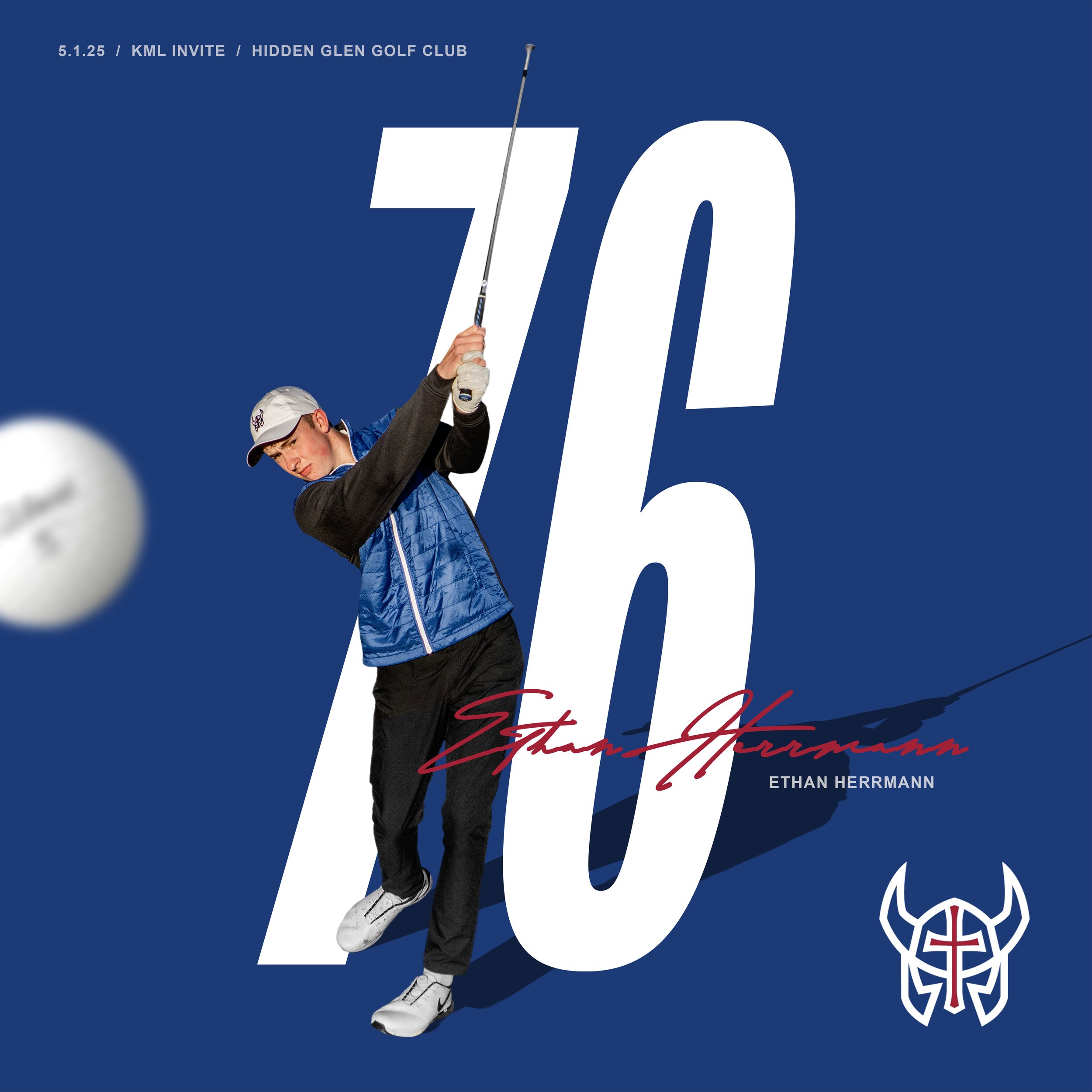 May 1, 2025 / Hidden Glen Golf Course (4th out of 50 golfers)