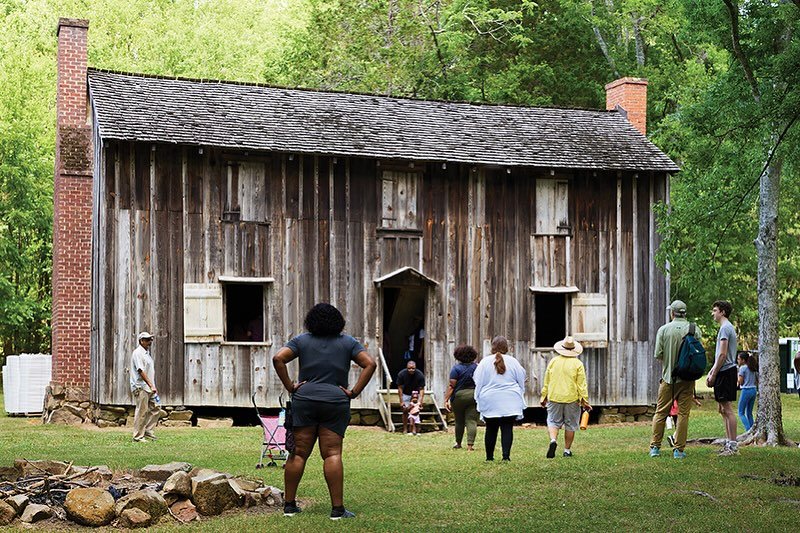 When emancipation finally took place in NC, more than two years after the Emancipation Proclamation was signed, over 1000 enslaved people were freed on @historicstagville Plantation in Durham, NC. 

*Take a deep breath and sit with that number* 

Per