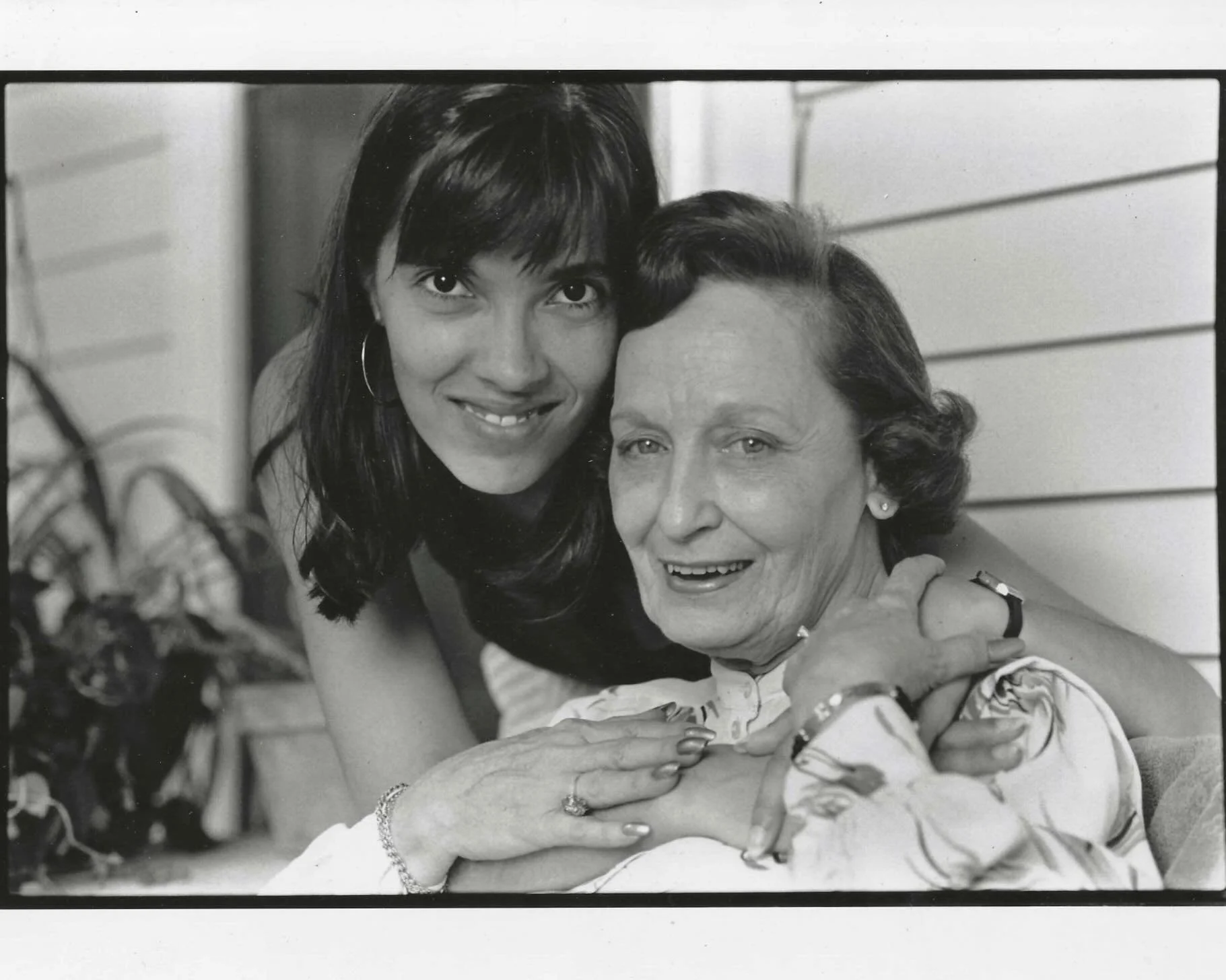 This is my favorite picture of me and my Mom, Hazel. She was sitting on our front porch swing in Charlotte. 

My Mom grew up during the Great Depression in rural Kentucky. As I was growing up, our family didn&rsquo;t always have enough to pay all the