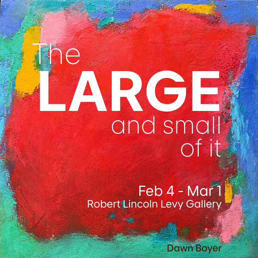 Member show on view at the Robert Lincoln Levy Gallery Feb 4-Mar 1