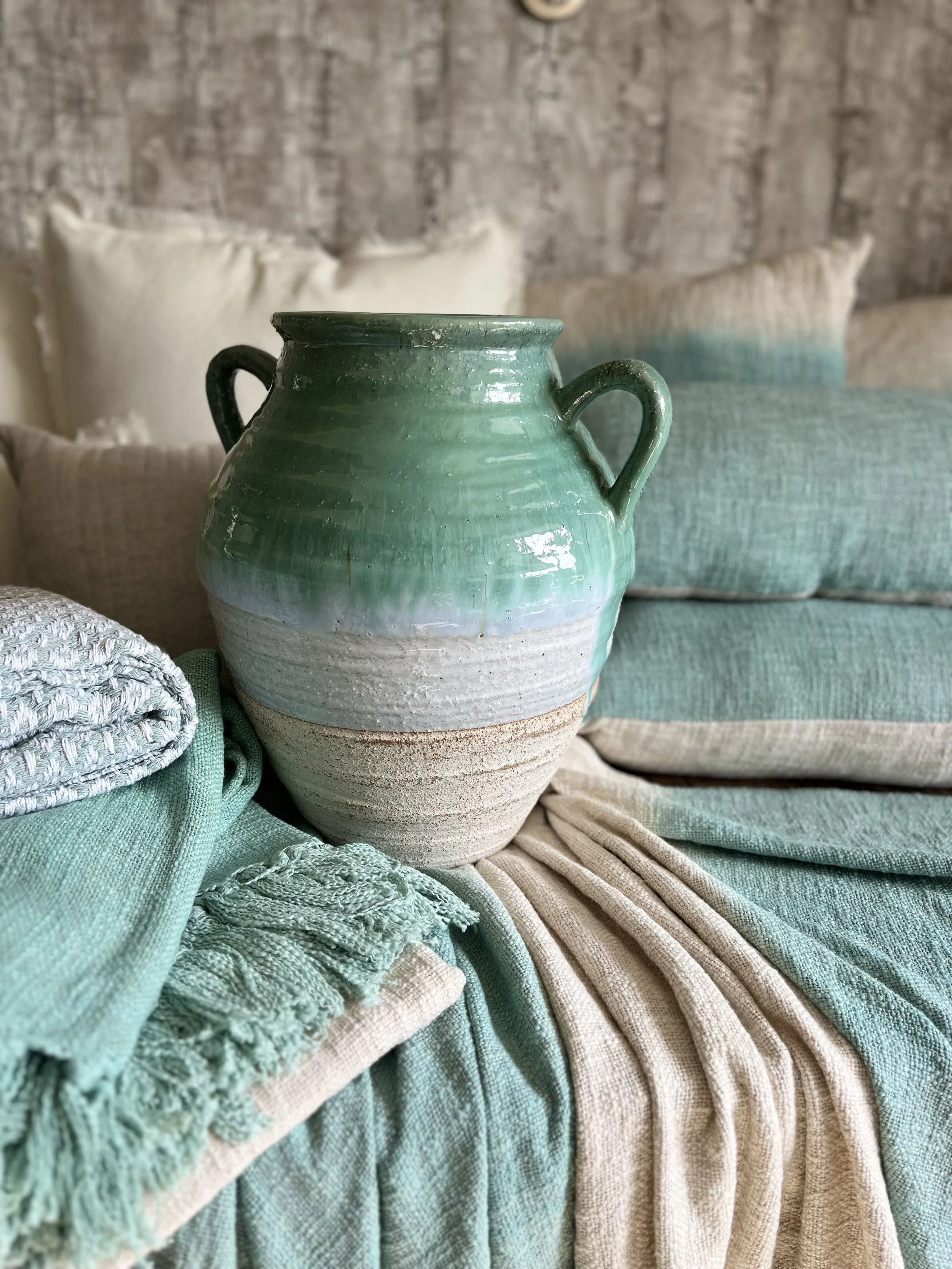 Baia Ceramic Glazed Vase