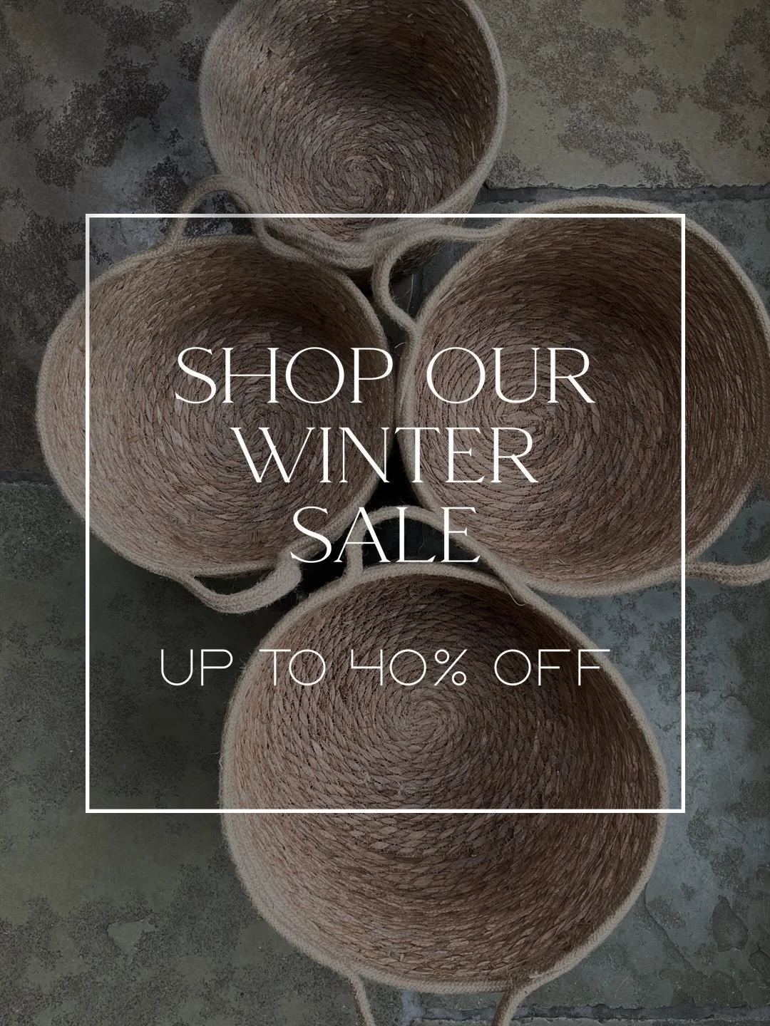 Explore our Winter Sale with up to 40% off. Browse the Winter Collection featuring soft whites, neutral blends, rich greens and natural tones.

Shop at https://www.orkishome.com/winter-sale