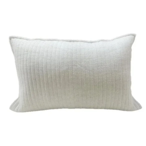 Nara Natural Linen Blend Cushion 60 x 40 cm