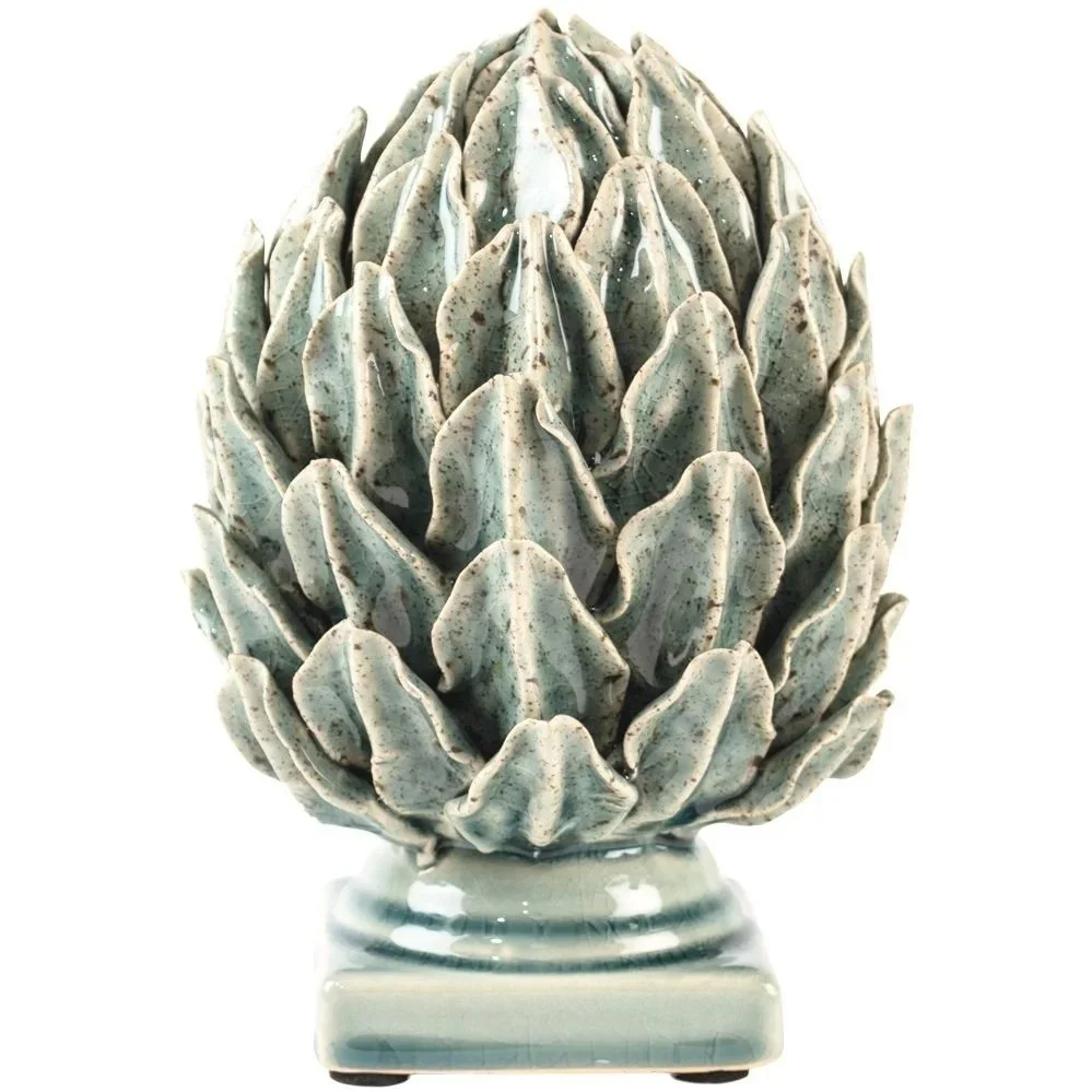 Fioren Duck Egg Blue Ceramic Artichoke