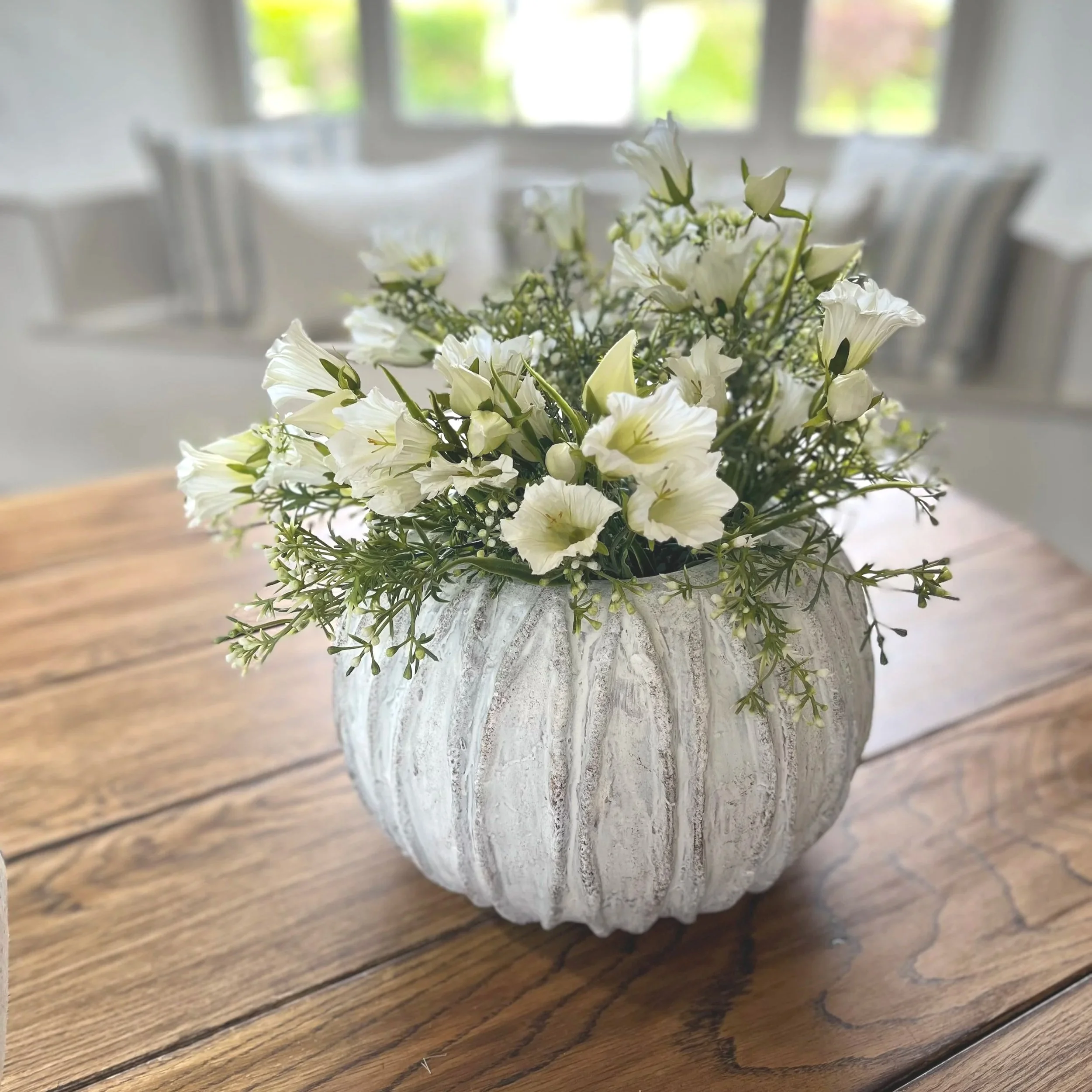 Canne Round Fluted Vase
