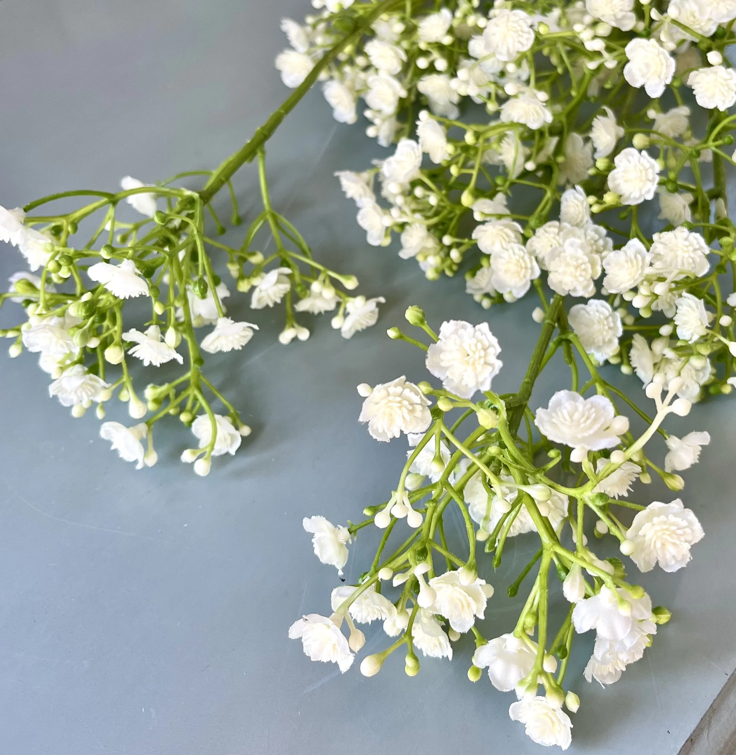 Cream Gypsophila Faux Spray