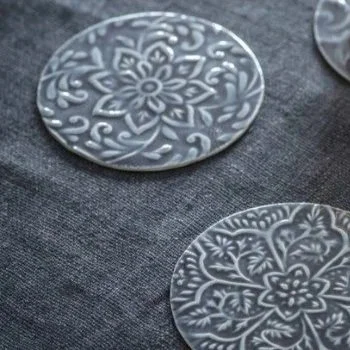Inca Blue Coasters