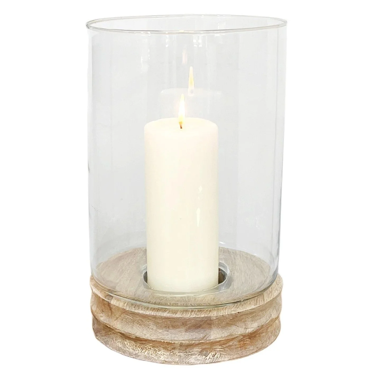 Inea Recycled Glass Hurricane 33cm x 20.5cm