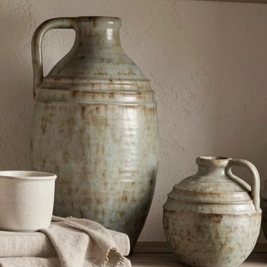 Elara Sage Green Bottle Vase