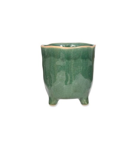 Positano Pot, Forest Green Medium