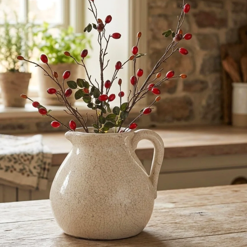 Aurora Crackle Glaze Jug
