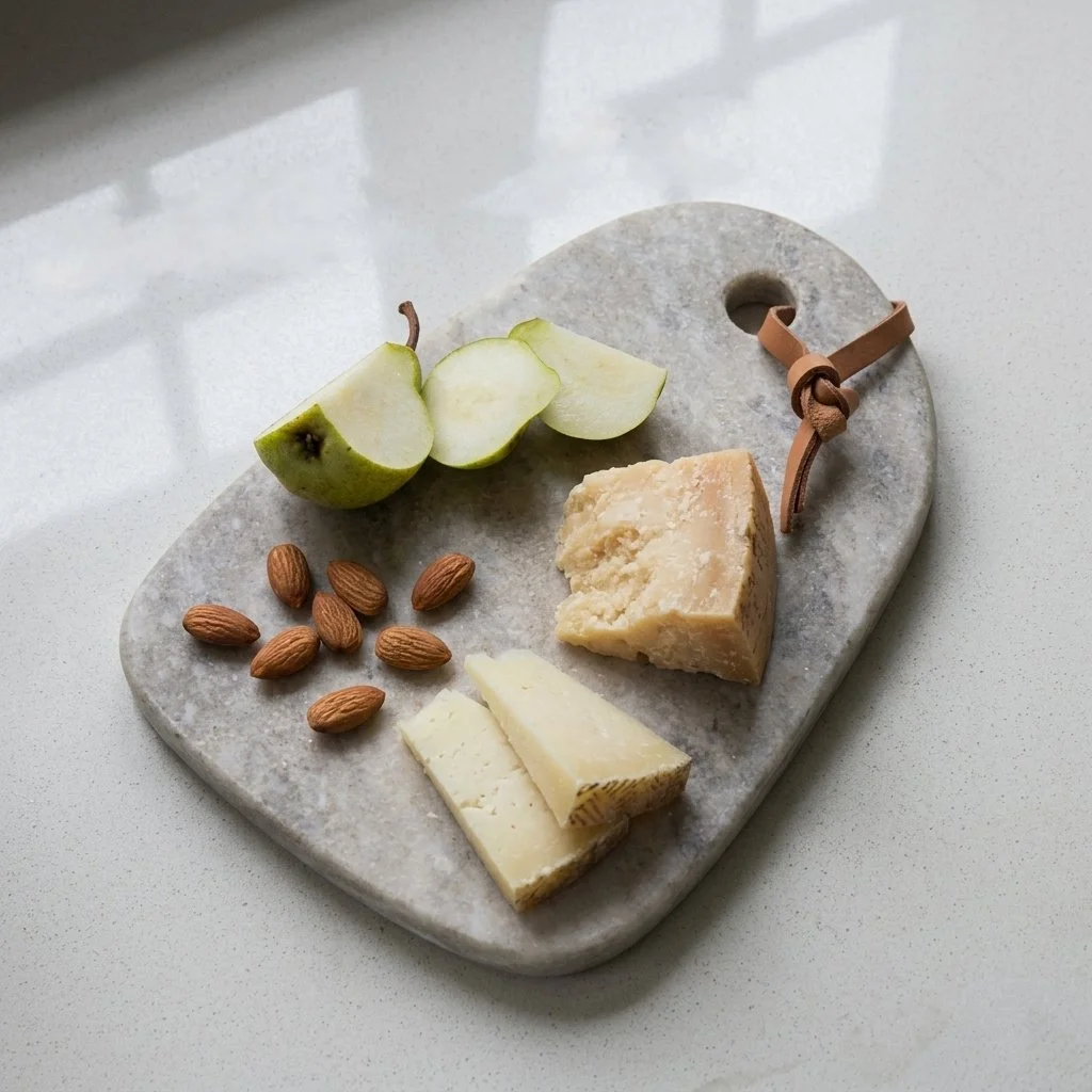 Grey Organic Marble Serving/ Chopping Board