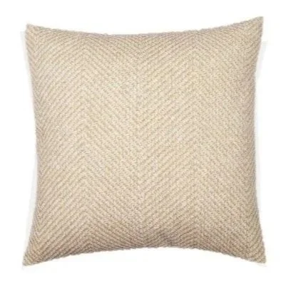 Mayan Textured Ochre Linen Cushion  50  x 50 cm