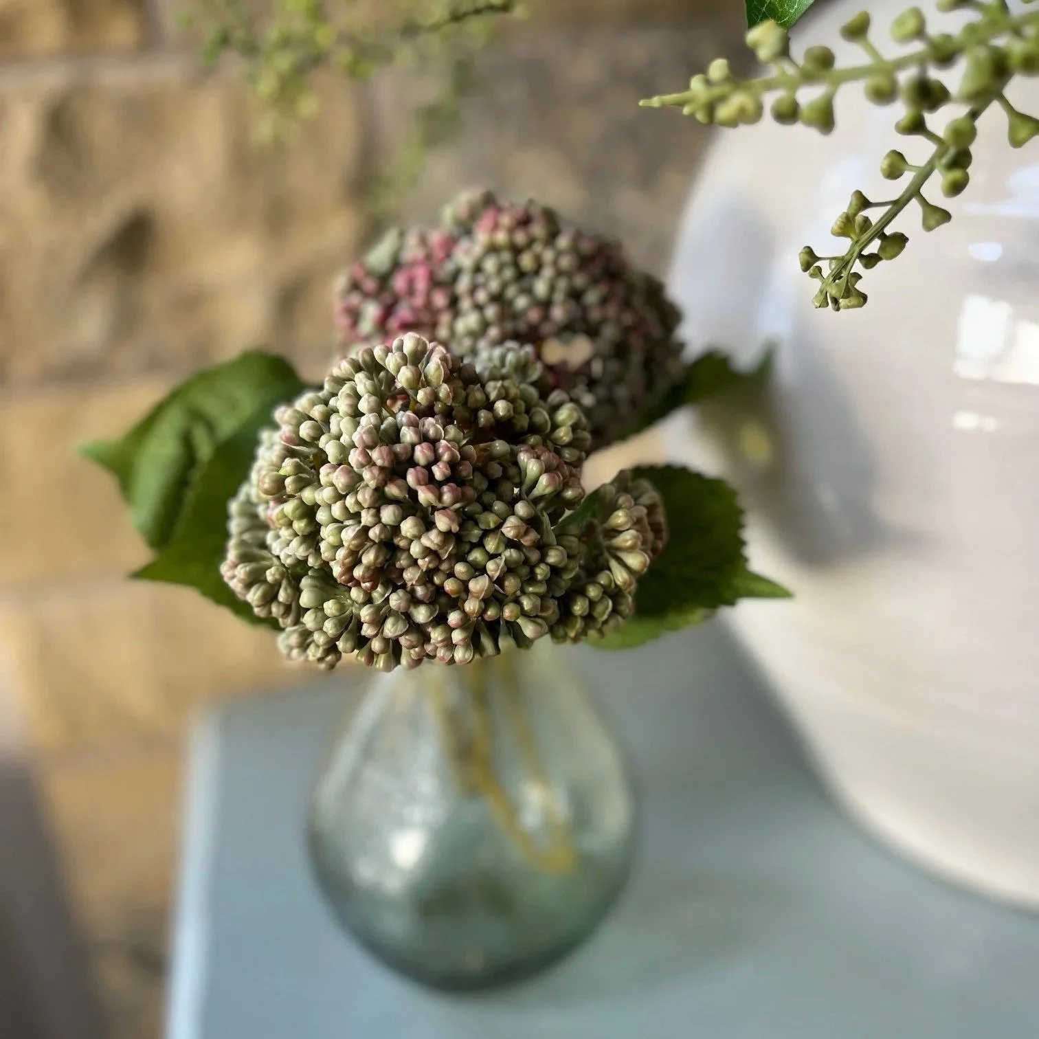Recycled Glass Teardrop Vase Gift